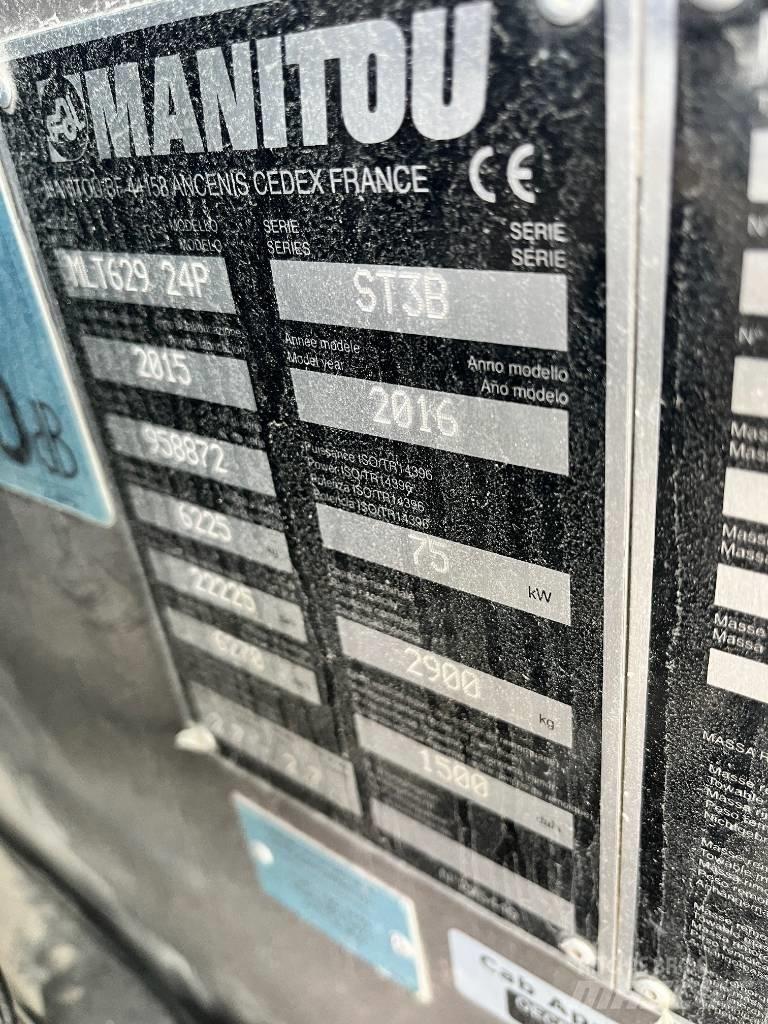 Manitou MLT 629 Teleszkópos mezőgazdasági rakodók