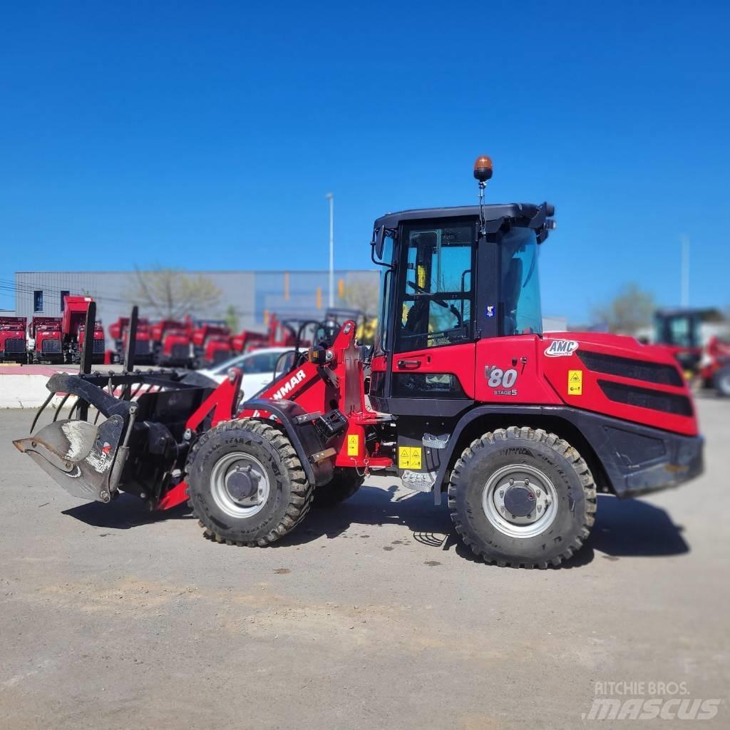 Yanmar V 80 Gumikerekes homlokrakodók