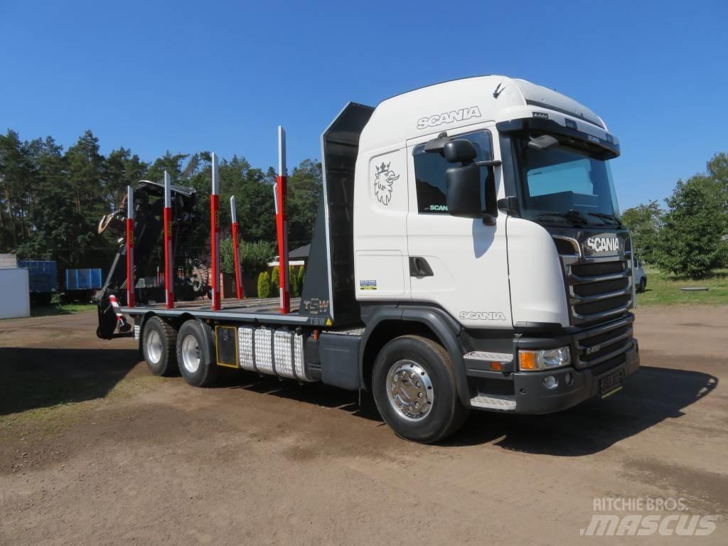 Scania G 450 Rönkszállító teherautók