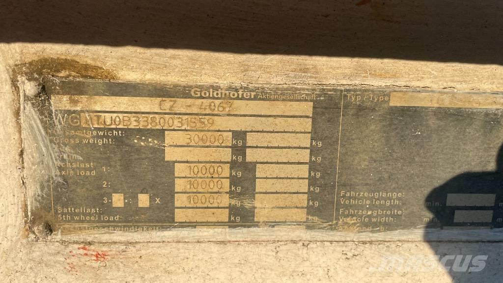 Goldhofer TU 3- 24/80 Mélybölcsős