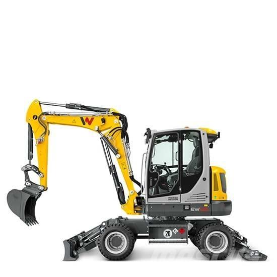 Wacker Neuson EW 65 Gumikerekes kotrók