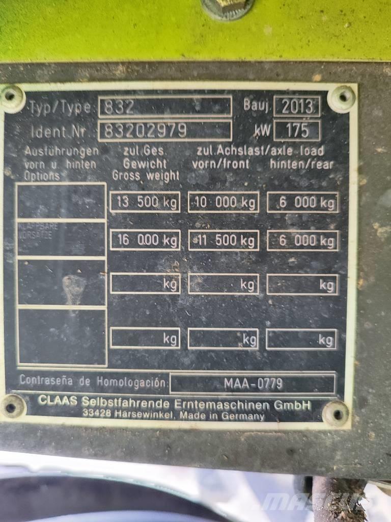 CLAAS Tucano 320 Kombájnok