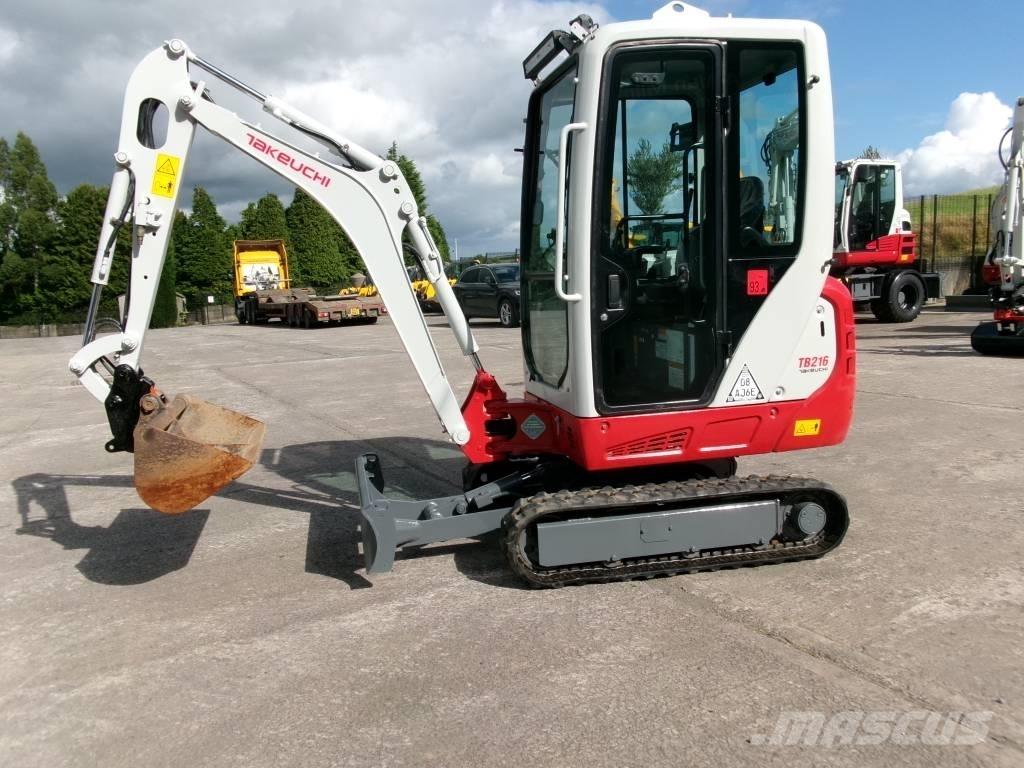 Takeuchi TB 216 Mini kotrók < 7t