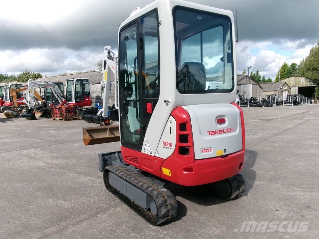 Takeuchi TB 216 Mini kotrók < 7t