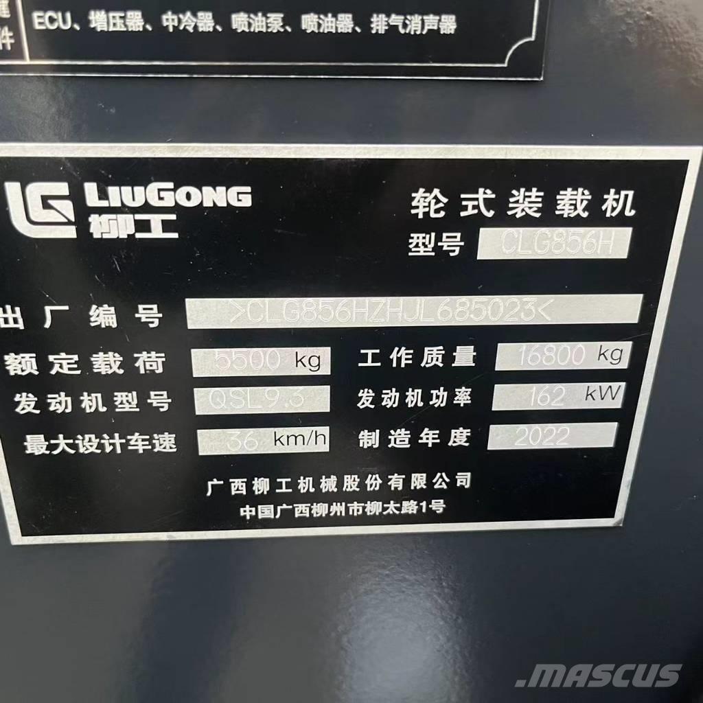 LiuGong 856 H Gumikerekes homlokrakodók