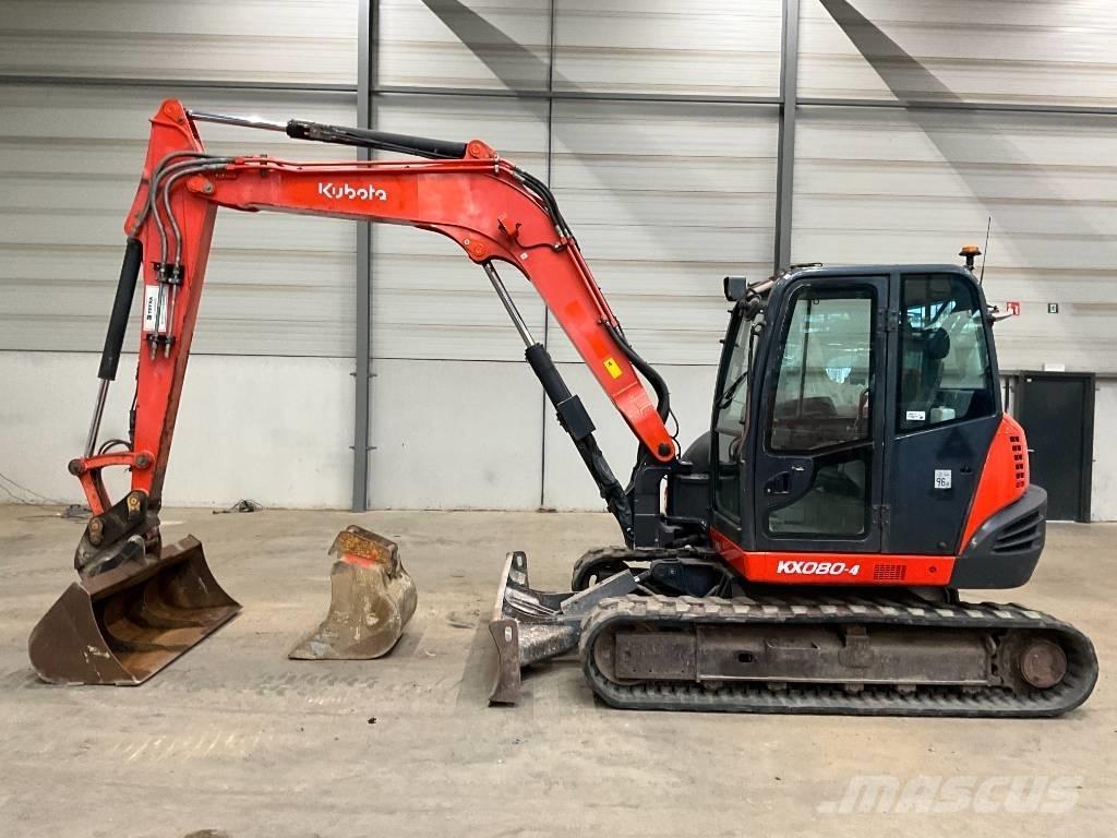 Kubota KX 080-4 Közepes (midi) kotrók 7 t - 12 t
