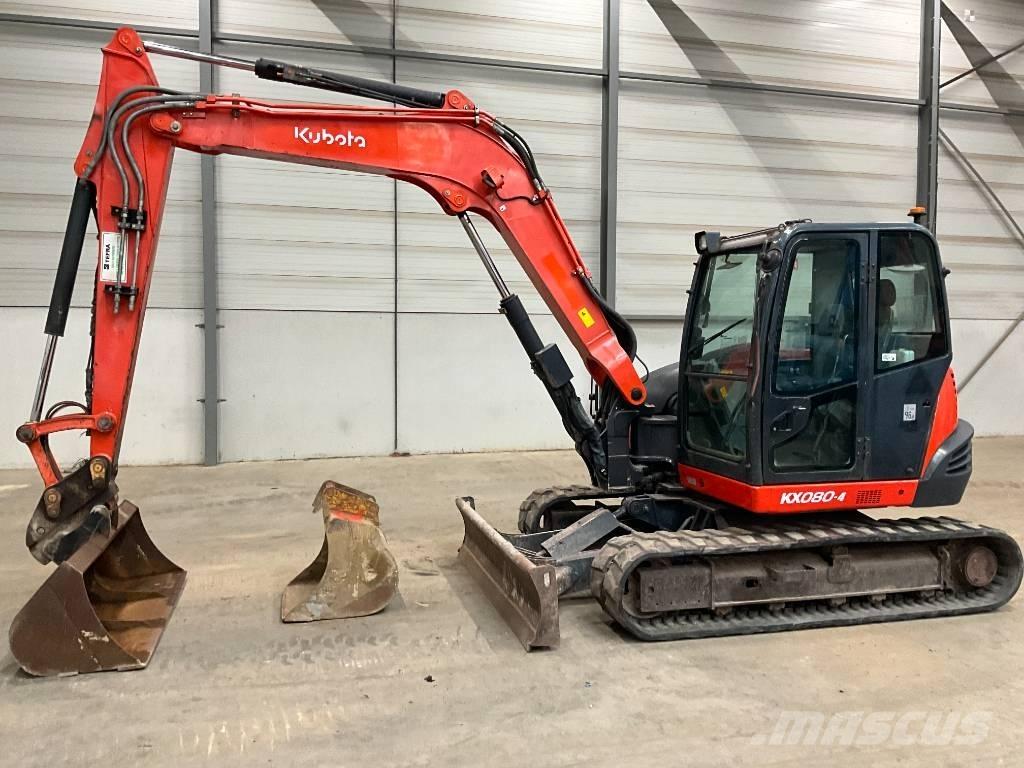 Kubota KX 080-4 Közepes (midi) kotrók 7 t - 12 t