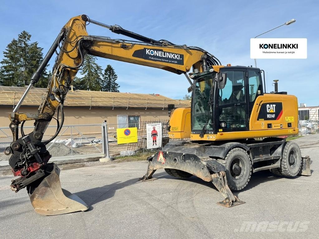 CAT 314 F Gumikerekes kotrók