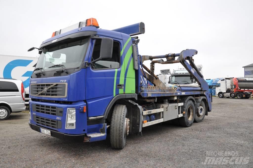 Volvo FM-380 6*2 Hidraulikus konténerszállító