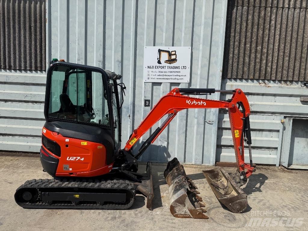 Kubota U 27 Mini kotrók < 7t