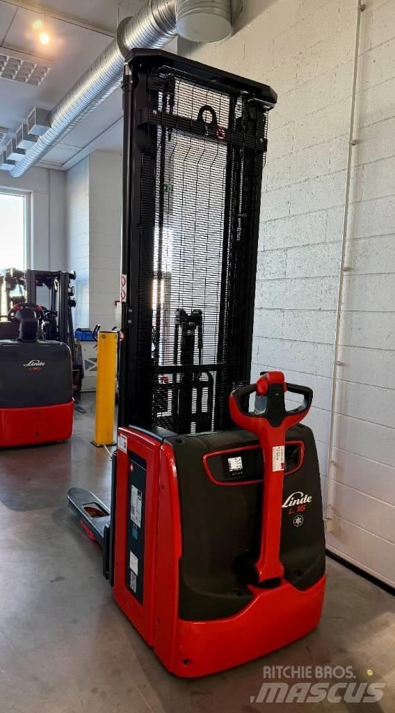 Linde L16/1173-01 Gyalogkíséretű targonca