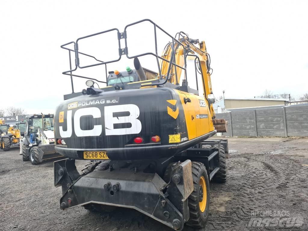 JCB JS 160 W Gumikerekes kotrók