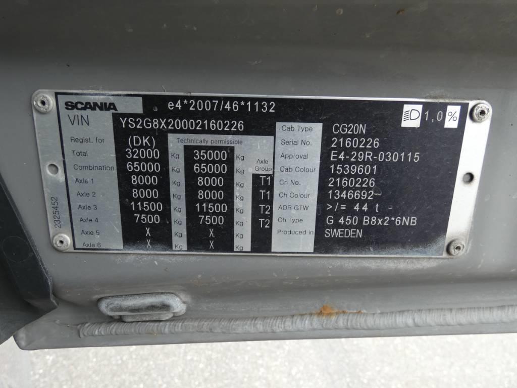 Scania G 450 Fülkés alváz