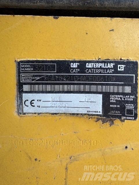 CAT 321 C LCR Lánctalpas kotrók