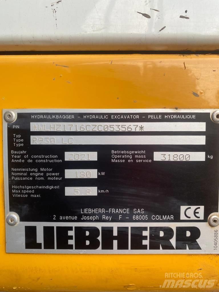Liebherr R 930 LC Lánctalpas kotrók