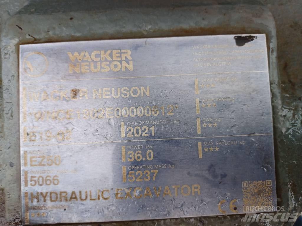 Wacker Neuson EZ50 Lánctalpas kotrók