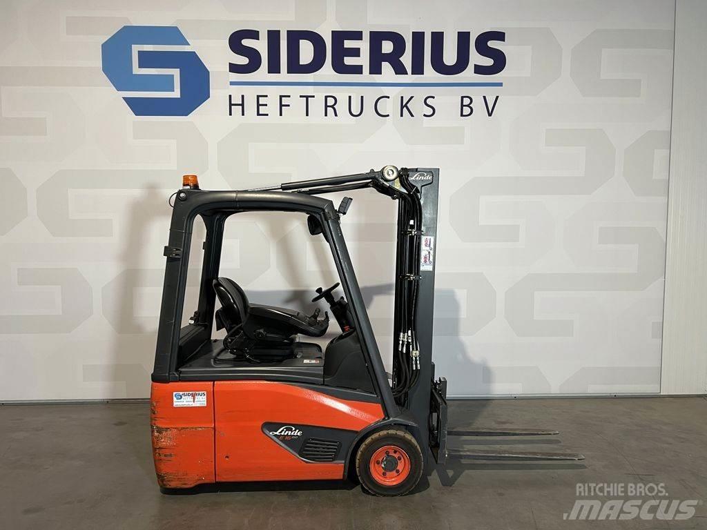 Linde E16 Elektromos targoncák