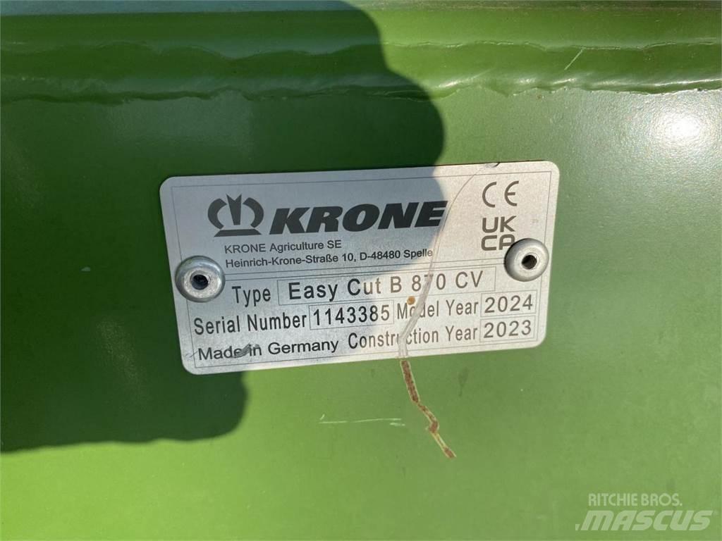 Krone EC B 870 CV Kaszák