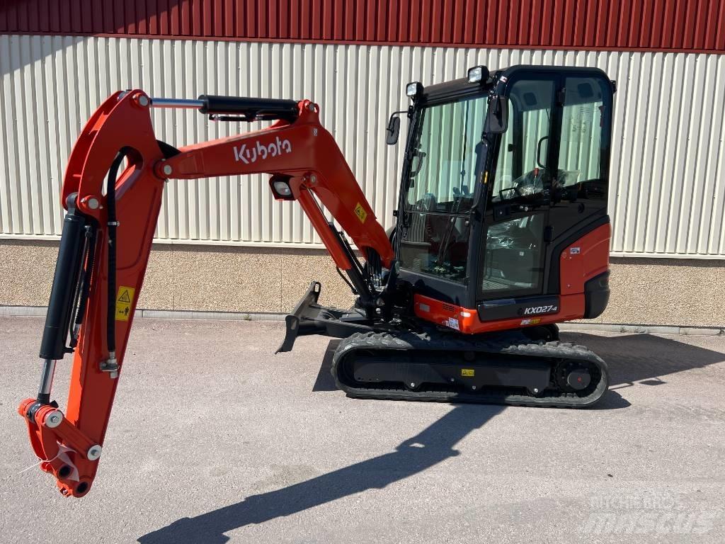 Kubota KX 027-4 Mini kotrók < 7t
