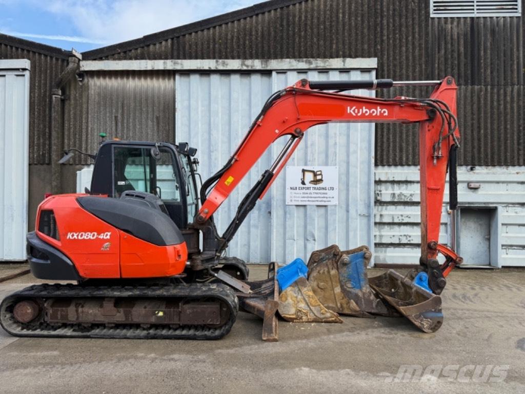 Kubota KX 080 Közepes (midi) kotrók 7 t - 12 t