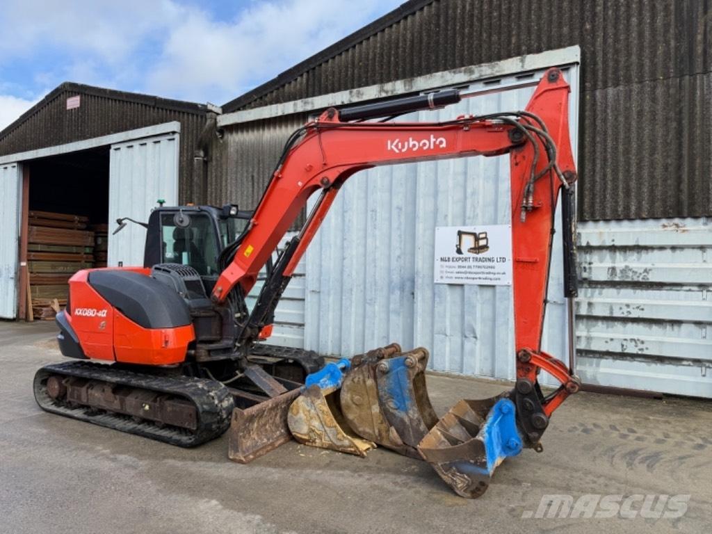 Kubota KX 080 Közepes (midi) kotrók 7 t - 12 t