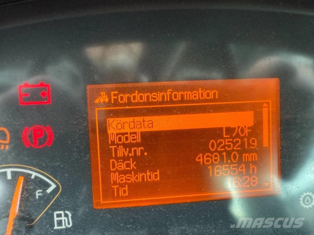 Volvo L70F Gumikerekes homlokrakodók