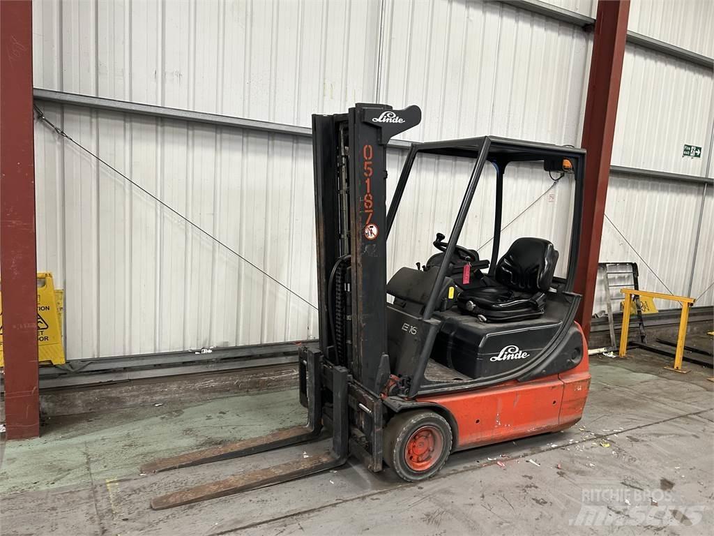 Linde E16C-02 Elektromos targoncák