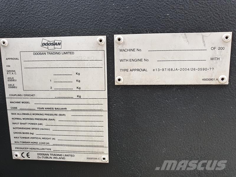 Doosan 7 / 51 Kompresszorok