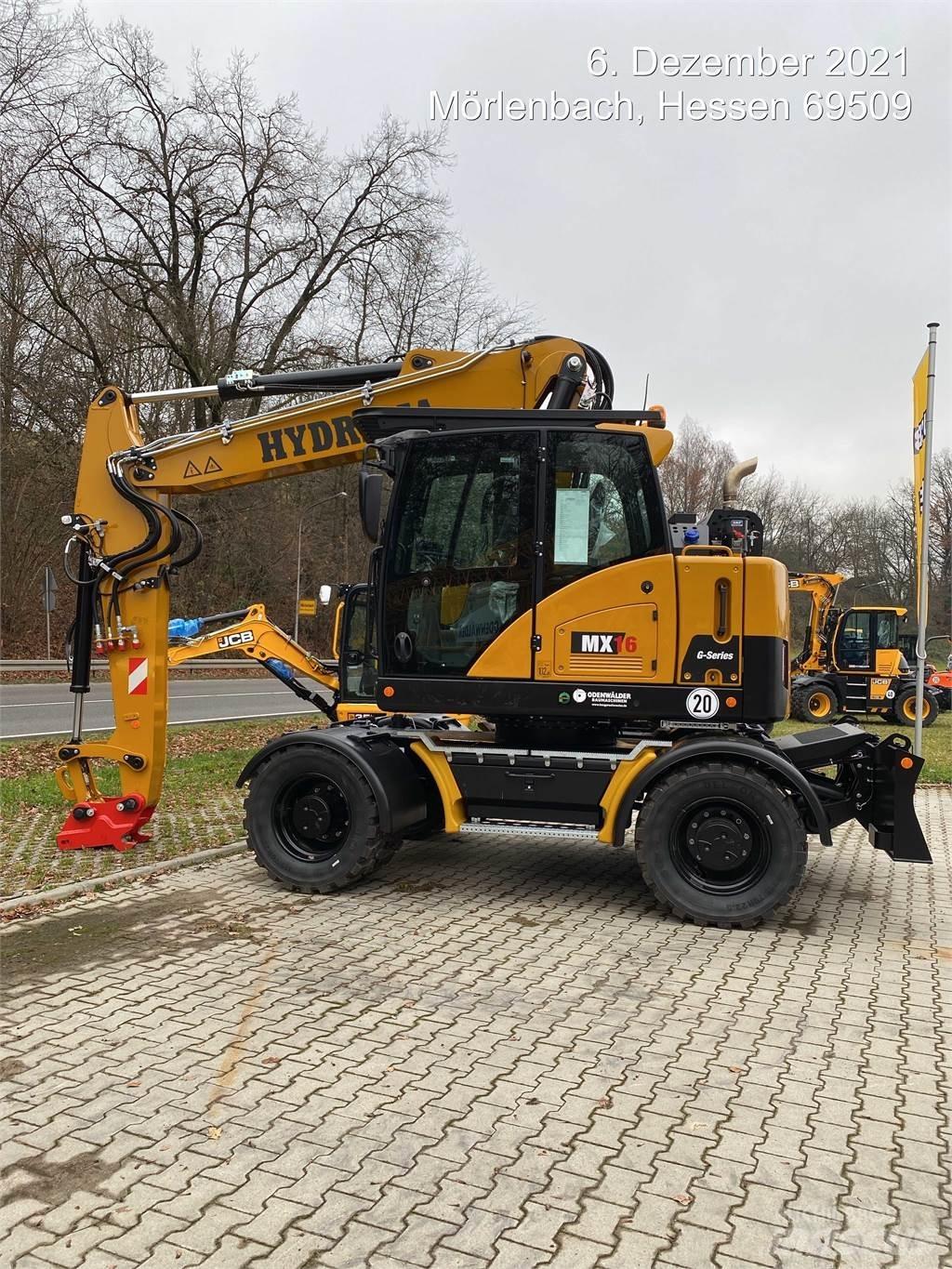 Hydrema MX16G Gumikerekes kotrók