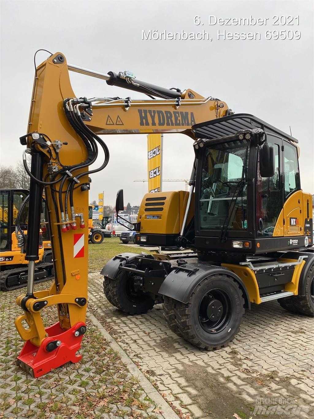 Hydrema MX16G Gumikerekes kotrók