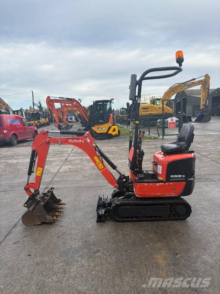 Kubota K008-5 Mini kotrók < 7t