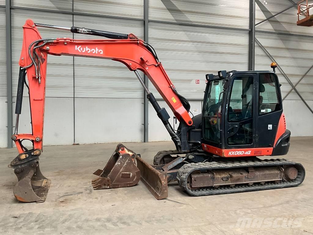 Kubota KX 080-4 A Közepes (midi) kotrók 7 t - 12 t