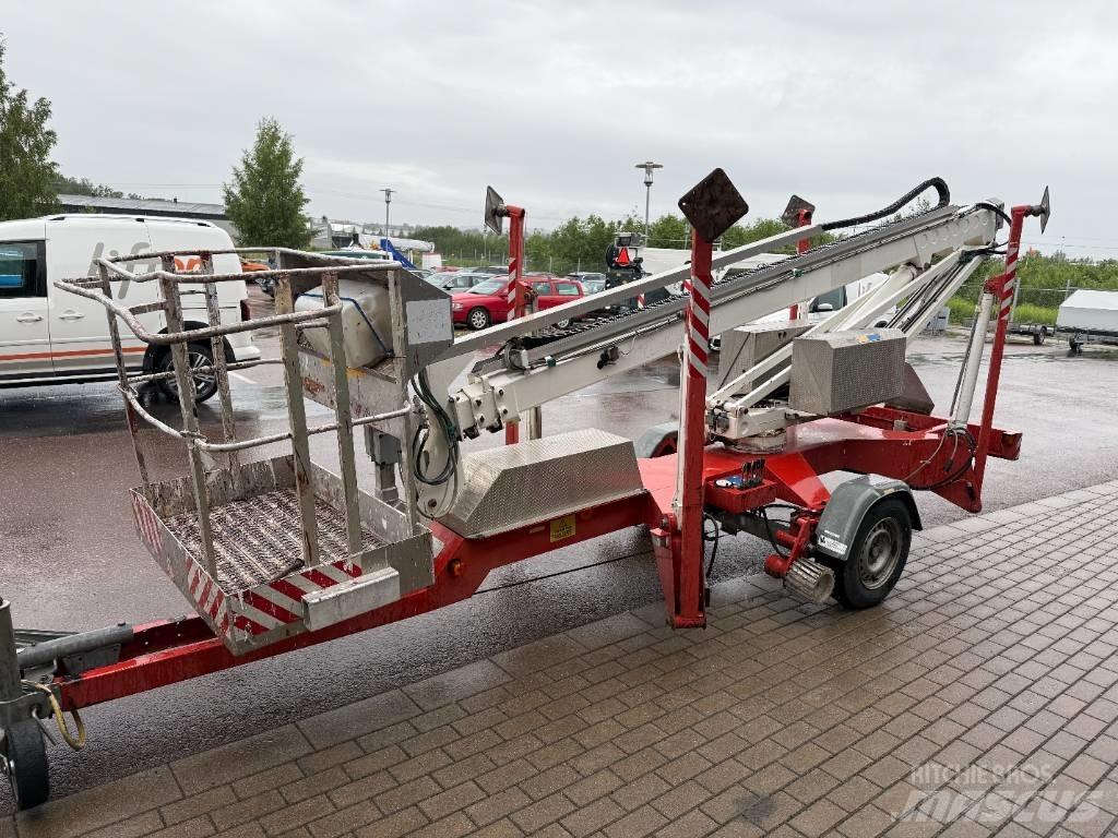 Jumbo T15 Skylift Pótkocsira szerelt emelők és állványok