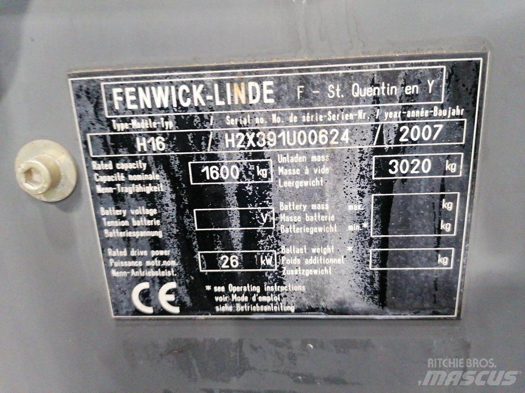Linde H16D Dízel targoncák