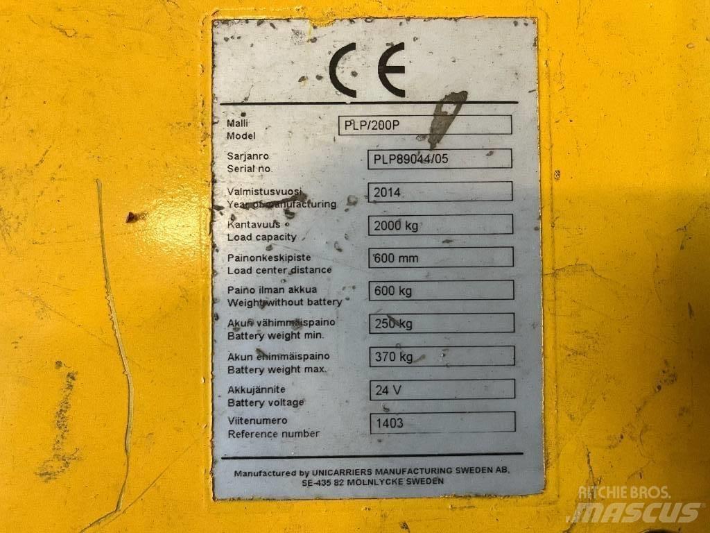Atlet PLP89044/05 Vezetőállásos alacsony emelőkocsi
