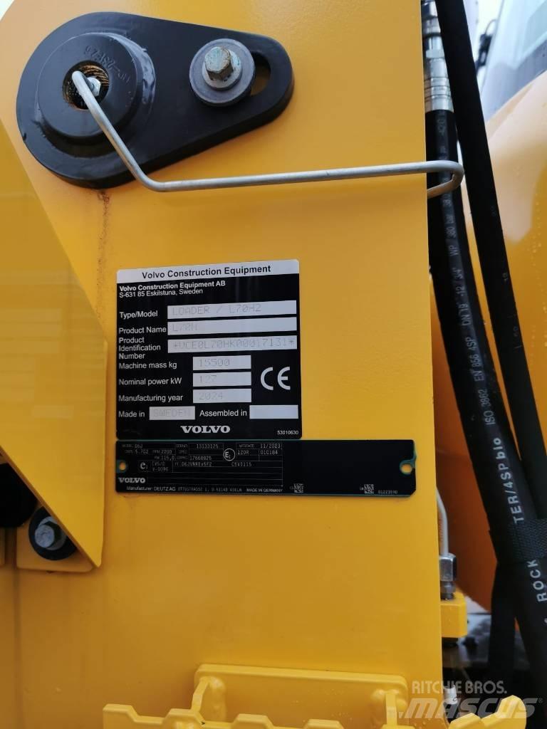 Volvo L70H2 Gumikerekes homlokrakodók