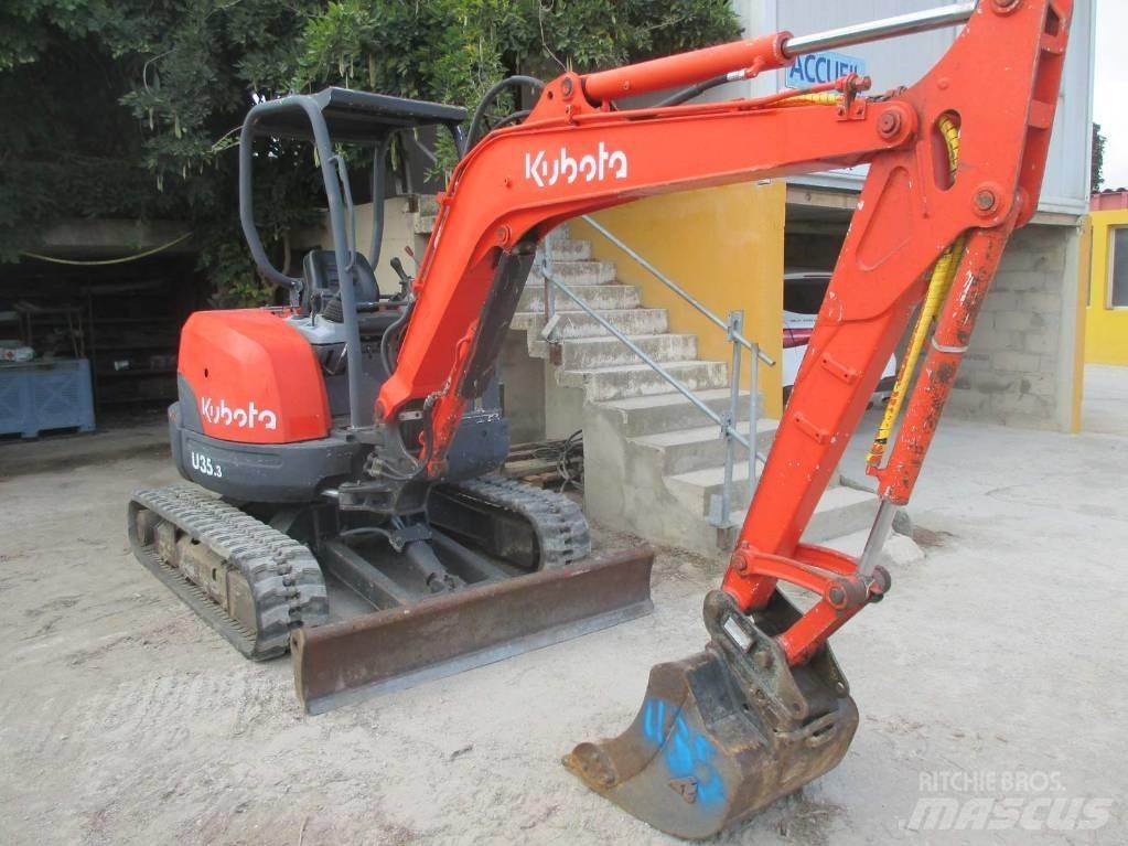 Kubota U 35 Mini kotrók < 7t