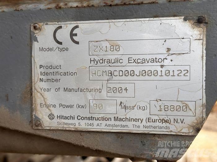 Hitachi ZX180 Speciális kotrók