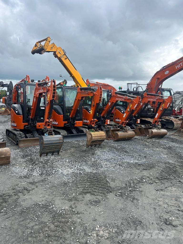 Hitachi ZX 26 U-6 Mini kotrók < 7t