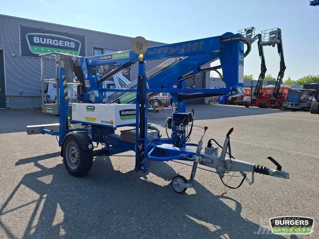 Niftylift 120TE Pótkocsira szerelt emelők és állványok