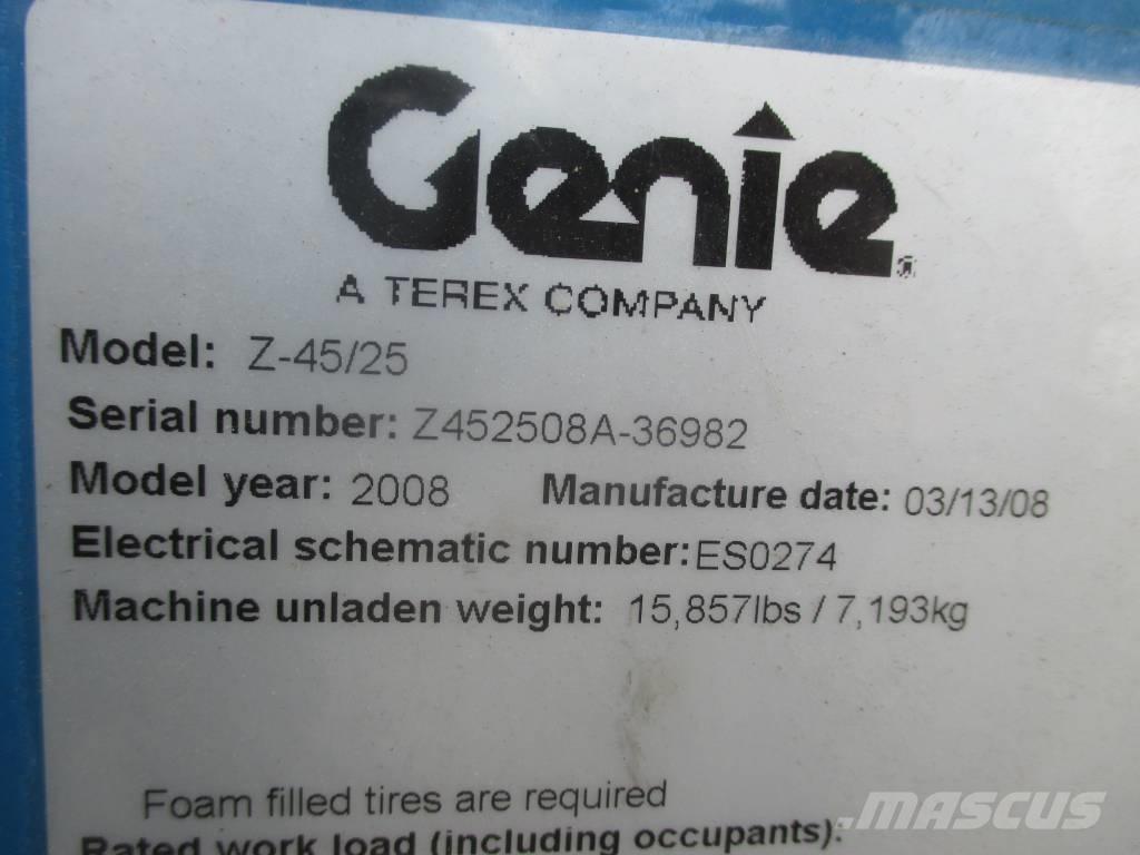 Genie Z 45/25 J DC Karos emelők