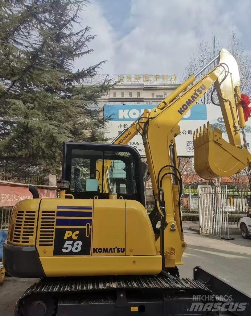 Komatsu PC 58 Mini kotrók < 7t