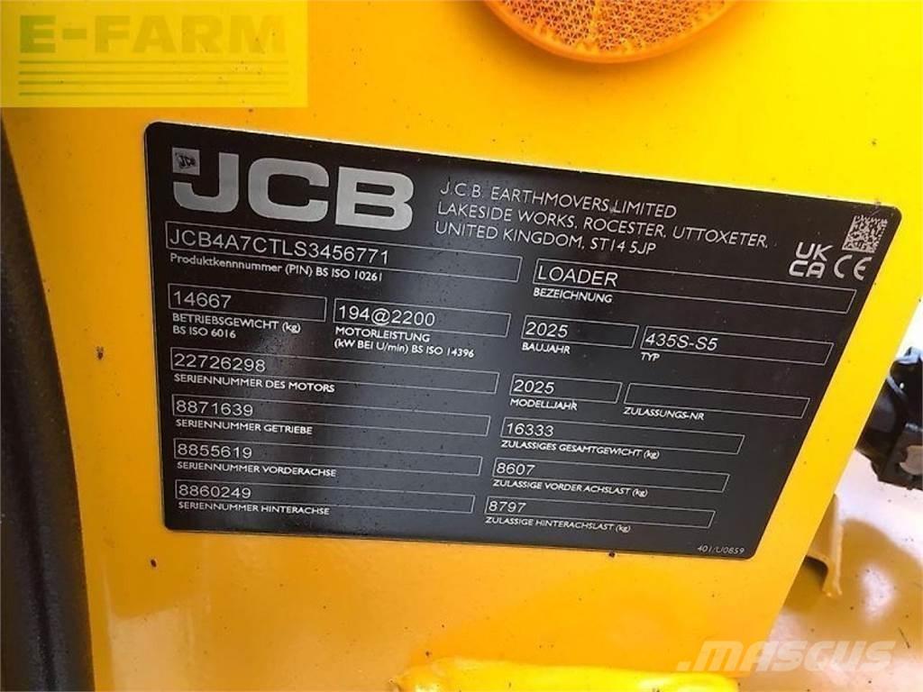 JCB 435s stufe v Mini kotrók < 7t