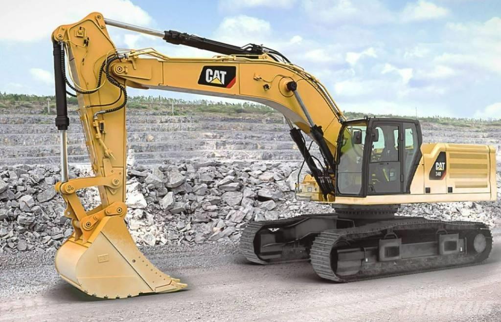 CAT 340 UTHYRES Lánctalpas kotrók