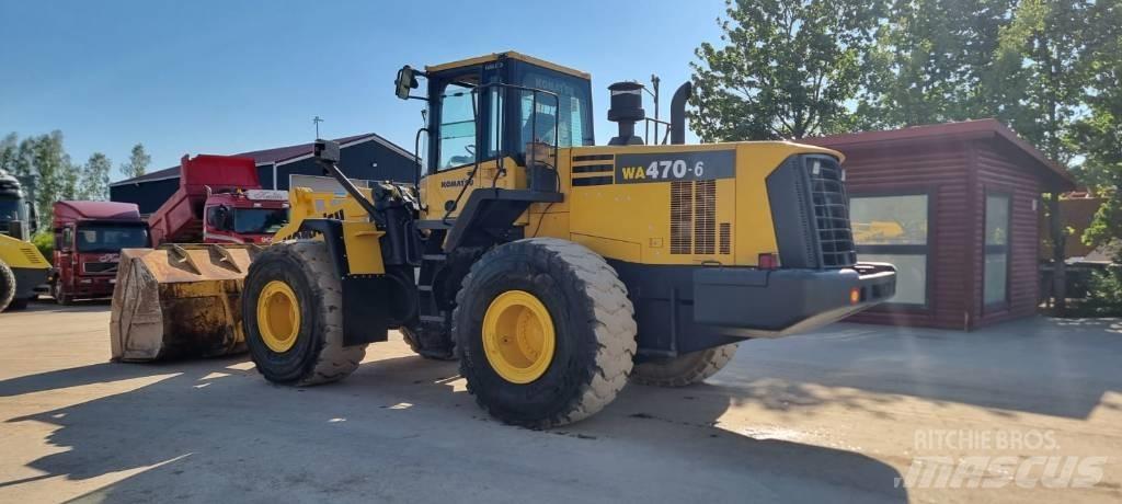 Komatsu WA 470-6 Gumikerekes homlokrakodók