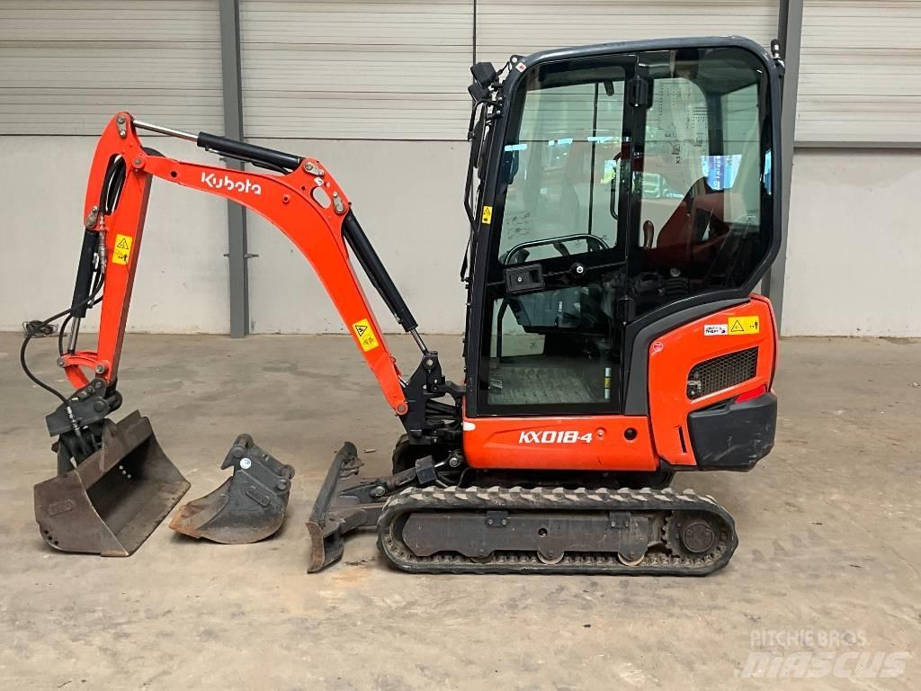 Kubota KX 018-4 Mini kotrók < 7t