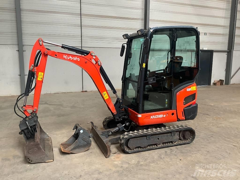 Kubota KX 018-4 Mini kotrók < 7t