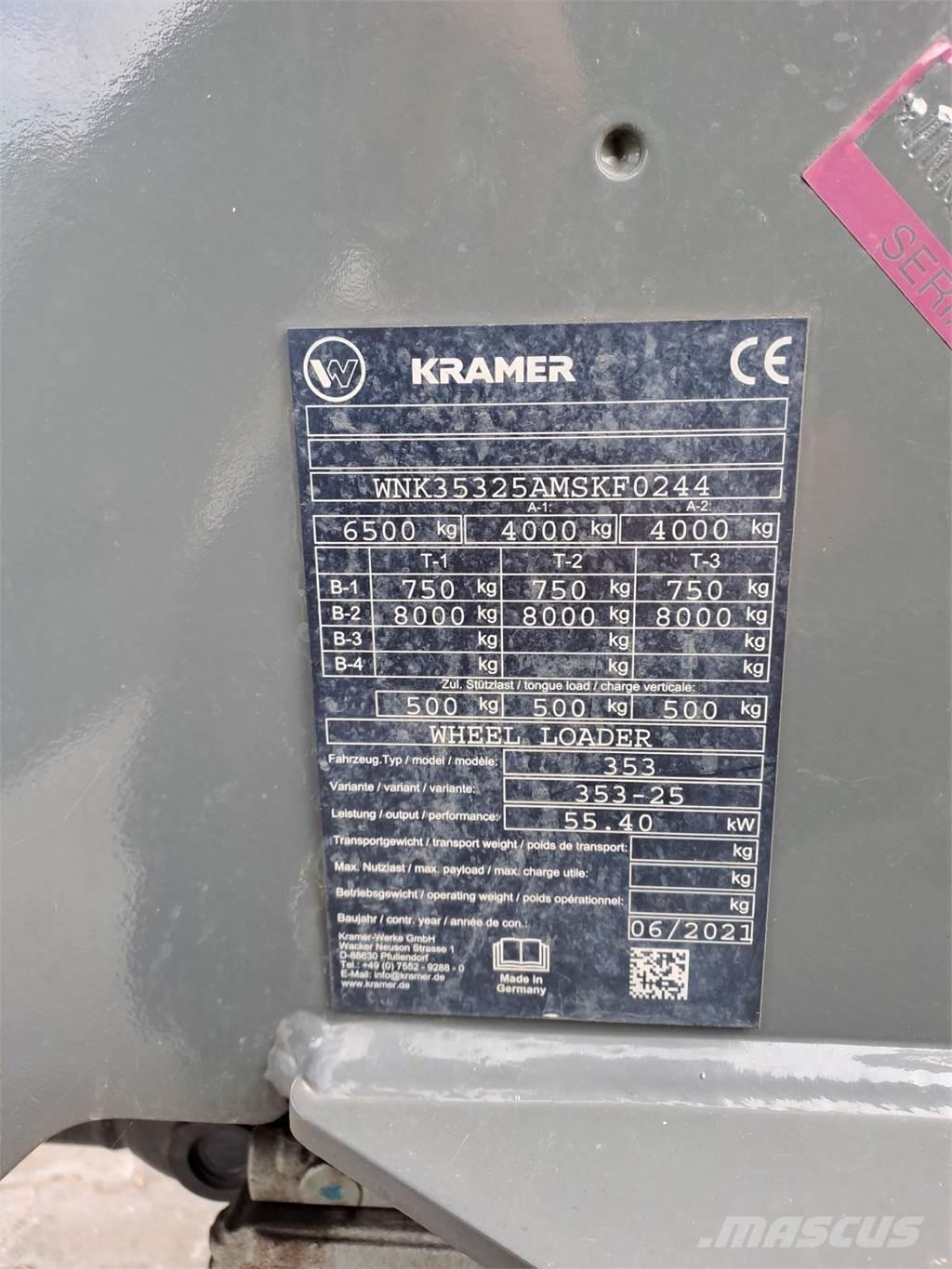 Kramer 5095 Gumikerekes homlokrakodók