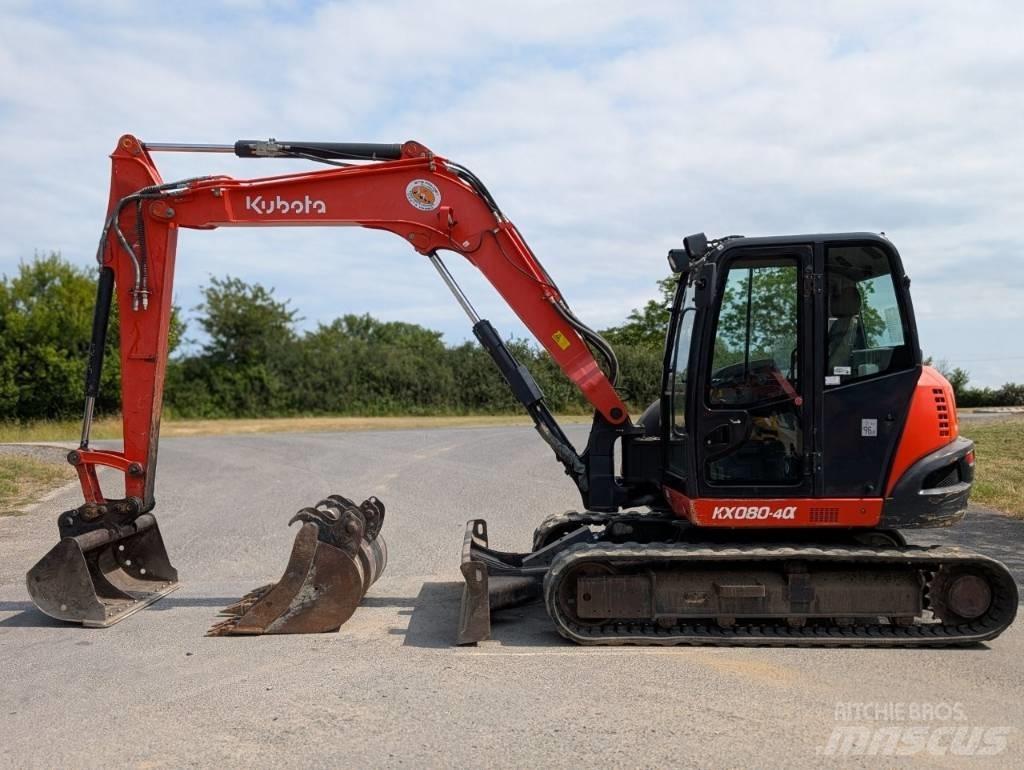 Kubota KX 080-4 Közepes (midi) kotrók 7 t - 12 t