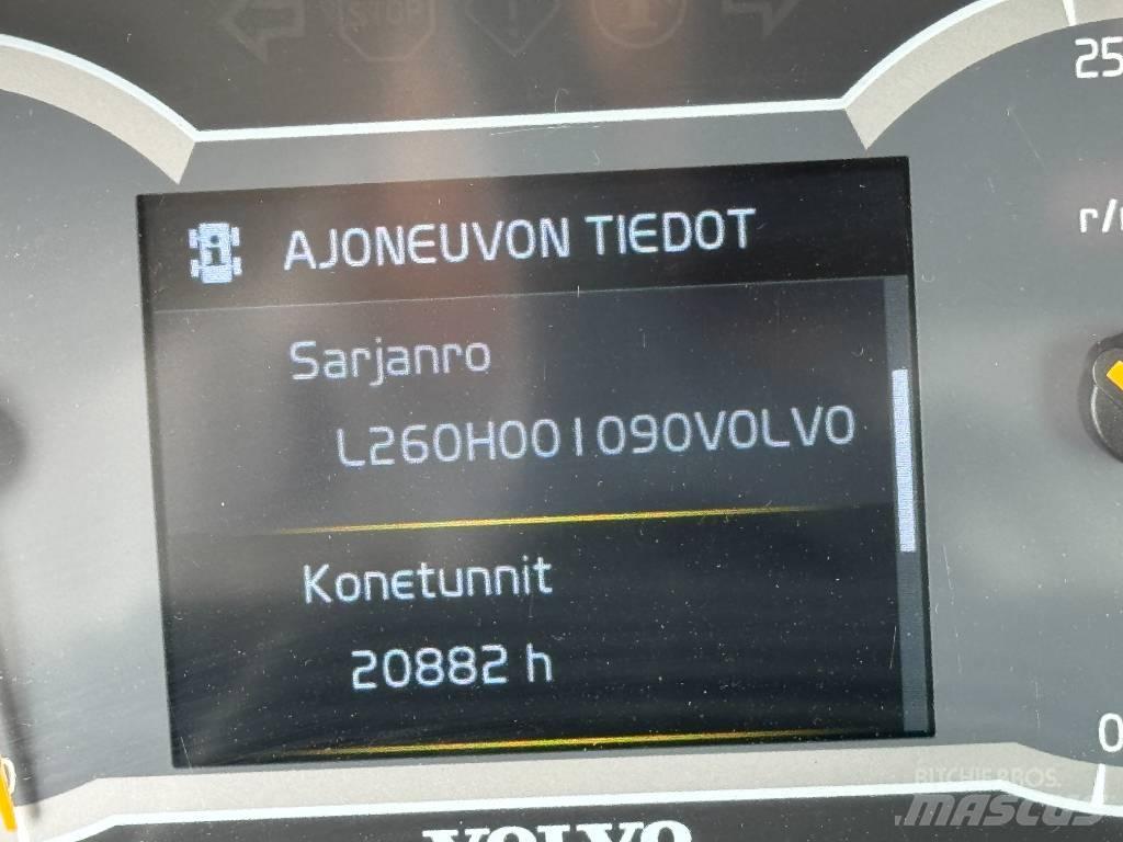 Volvo L 260 H Gumikerekes homlokrakodók